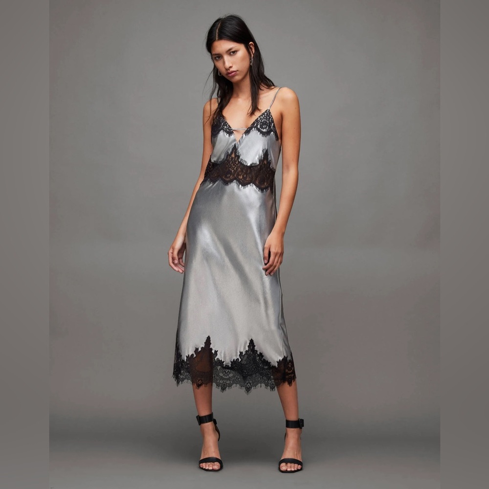 Allsaints lace slip Ophelia Dress